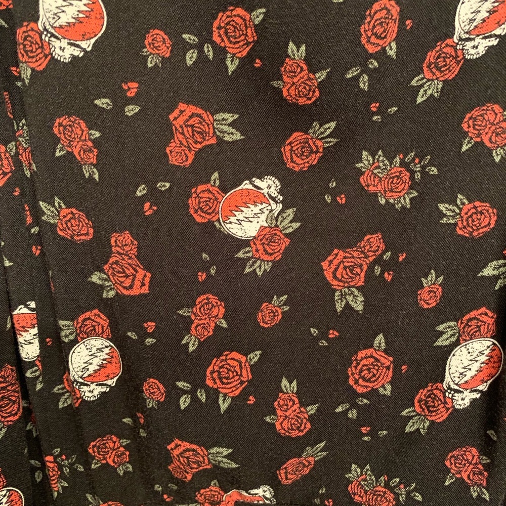 Skater style dress with skulls.